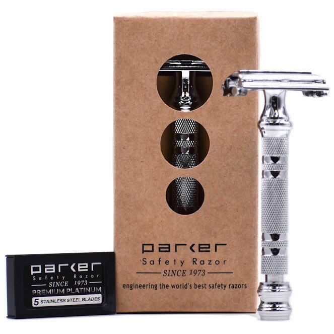 Parker Shaving TTO Butterfly Safety Razor 66R free 5pc Blades